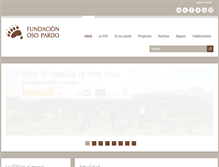 Tablet Screenshot of fundacionosopardo.org